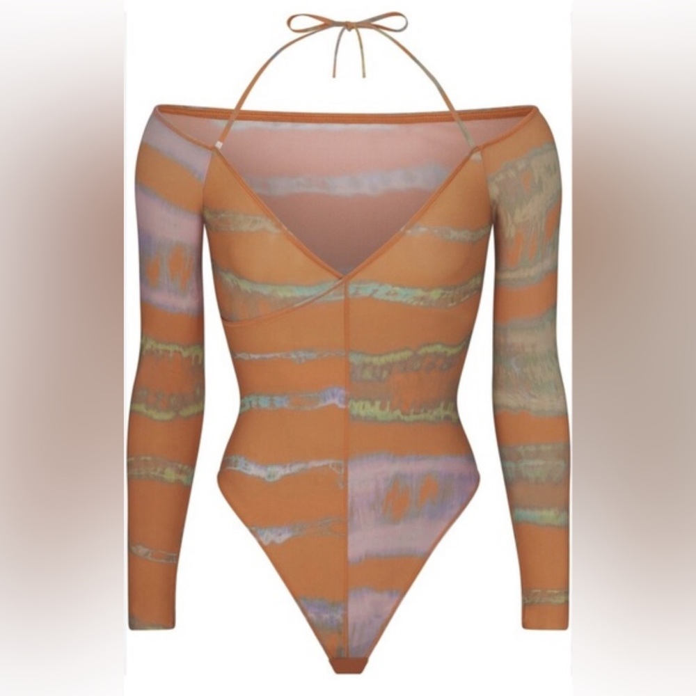 SKIMS Jelly Sheer Long Sleeve Bodysuit